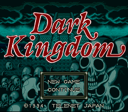 Dark Kingdom Title Screen